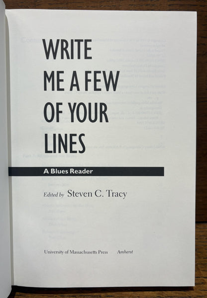 Write Me a Few of Your Lines