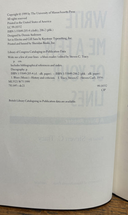 Write Me a Few of Your Lines