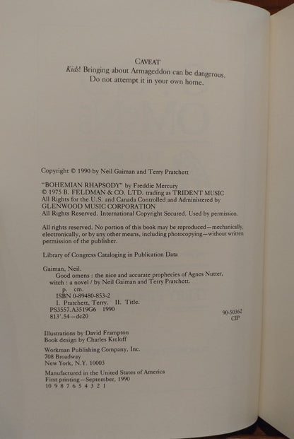 Good Omens: The Nice and Accurate Prophecies of Agnes Nutter, Witch