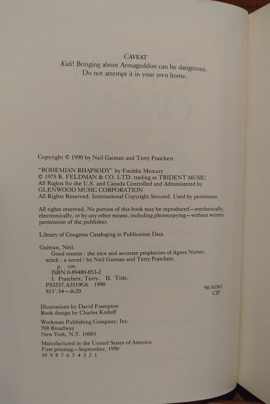 Good Omens: The Nice and Accurate Prophecies of Agnes Nutter, Witch