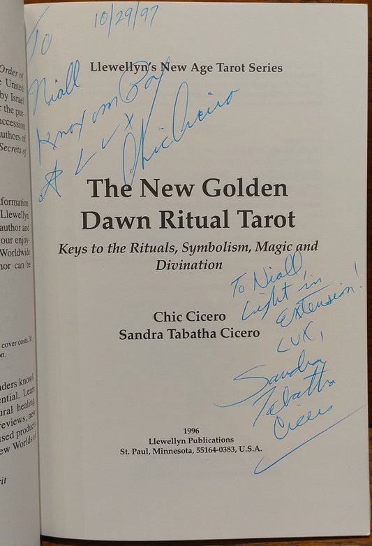 The New Golden Dawn Ritual Tarot: Keys to the Rituals, Symbolism, Magic & Divination