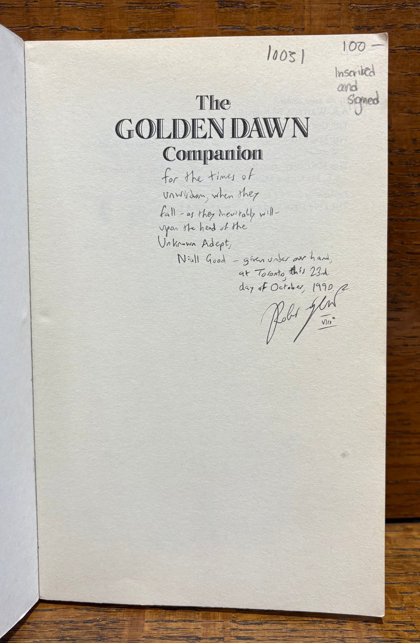 The Golden Dawn Companion: A Guide to the History, Structure, and Workings of the Hermetic Order of the Golden Dawn