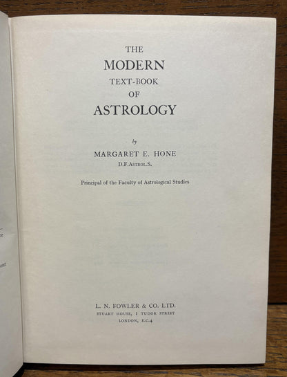 The Modern Text-Book of Astrology