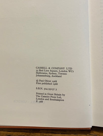 Screening the Blues: Aspects of the Blues Tradition