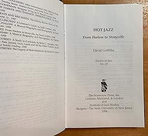 Hot Jazz: From Harlem to Storyville