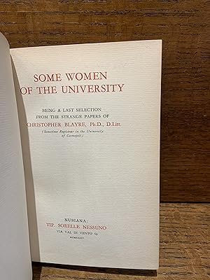 Some Women of the University