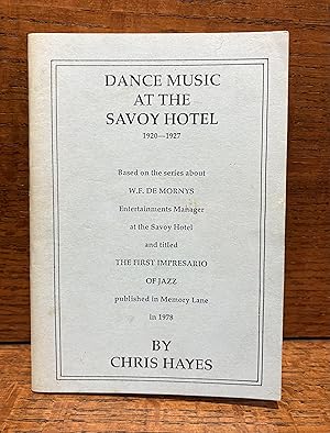 Dance Music at the Savoy Hotel